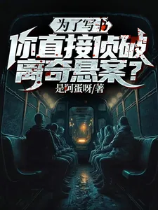 《为了写书，你直接侦破离奇悬案？》小说封面